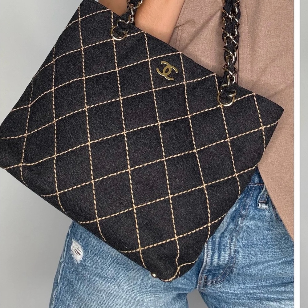 SOLD Chanel Wild Stitch Tote